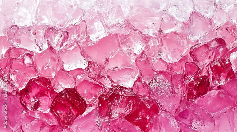 Pink Ice Cubes Abstract Background Texture Pink Ice Cubes Abstract Background Texture