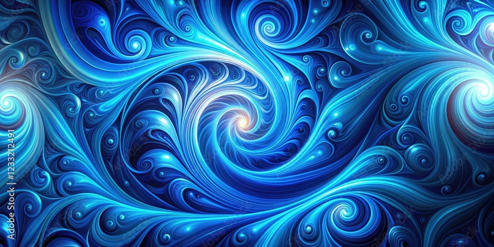 Electric blue abstract art pattern with swirling shapes and vibrant colors, abstract art, artistic expression, electric blue, geometric patterns, swirling shapes Electric blue abstract art pattern with swirling shapes and vibrant colors, abstract art, artistic expression, electric blue, geometric patterns, swirling shapes