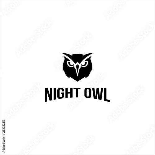owl bird logo icon vector illustration