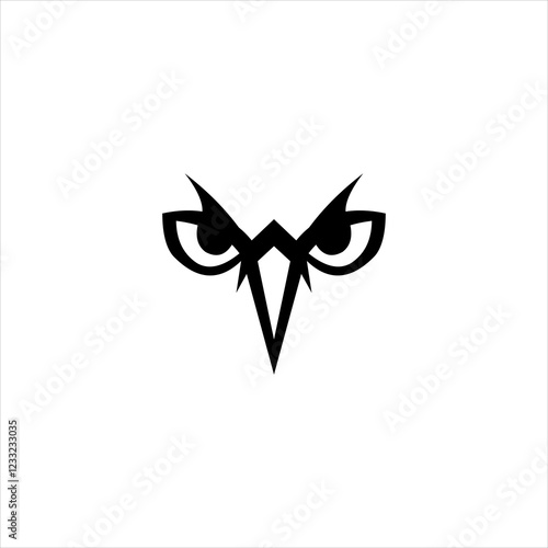 owl bird logo icon vector illustration