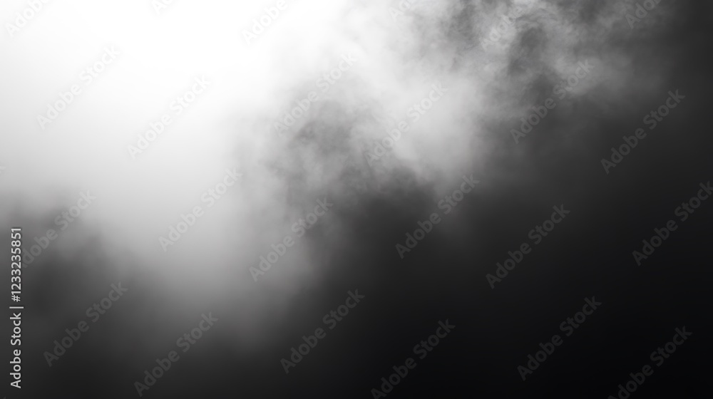 Abstract grayscale image of smoke or clouds Abstract grayscale image of smoke or clouds