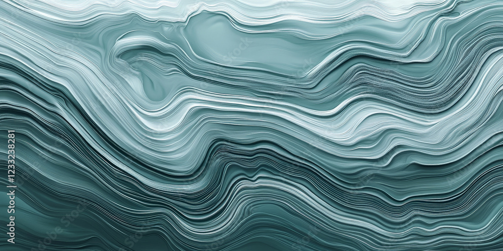 Subtle teal and silver abstract background with fluid metallic lines and soft gradients. Subtle teal and silver abstract background with fluid metallic lines and soft gradients.