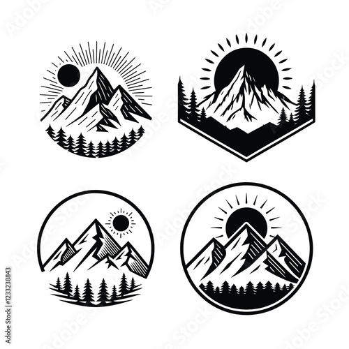 Mountain Vector Collection Set