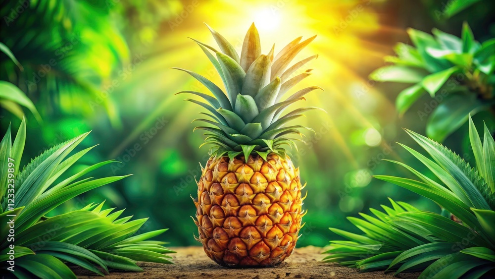 Stunning Portrait Photography of a Fresh Pineapple with Vibrant Colors and Artistic Composition for Food Lovers and Tropical Fruit Enthusiasts Stunning Portrait Photography of a Fresh Pineapple with Vibrant Colors and Artistic Composition for Food Lovers and Tropical Fruit Enthusiasts