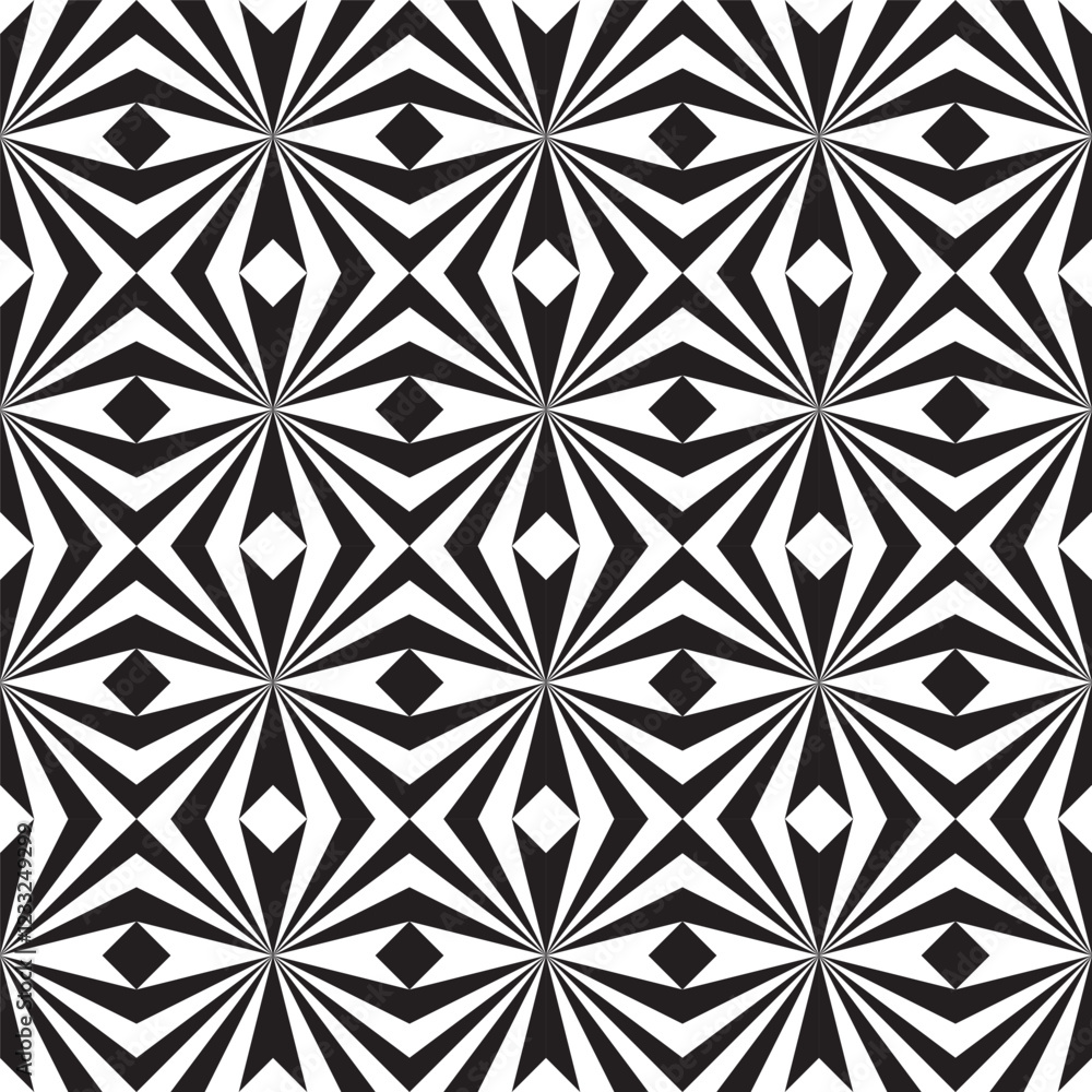 seamless pattern featuring a mesmerizing geometric design in stark black and white seamless pattern featuring a mesmerizing geometric design in stark black and white