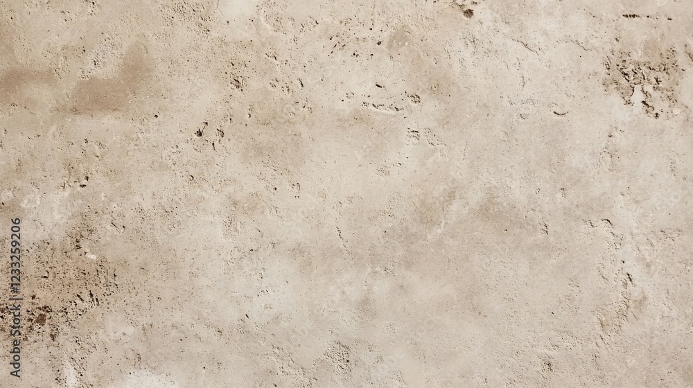 Fototapeta premium Close-up view of a light brown textured surface with various dark spots