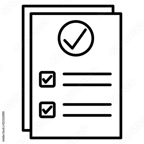 accepted icon element for design