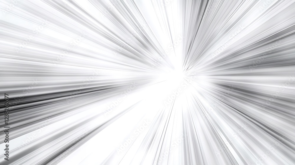 Abstract grayscale radiating lines converge at center Abstract grayscale radiating lines converge at center