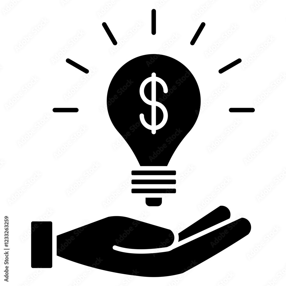 Idea icon element for design Idea icon element for design