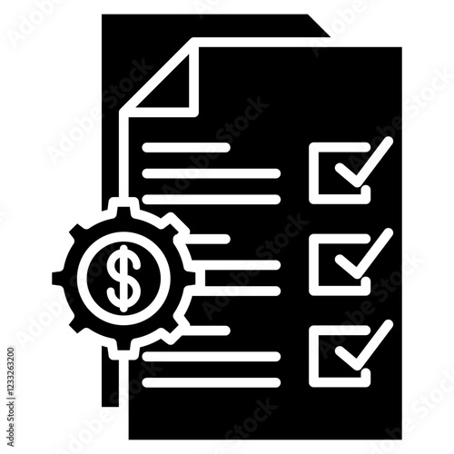 management icon element for design