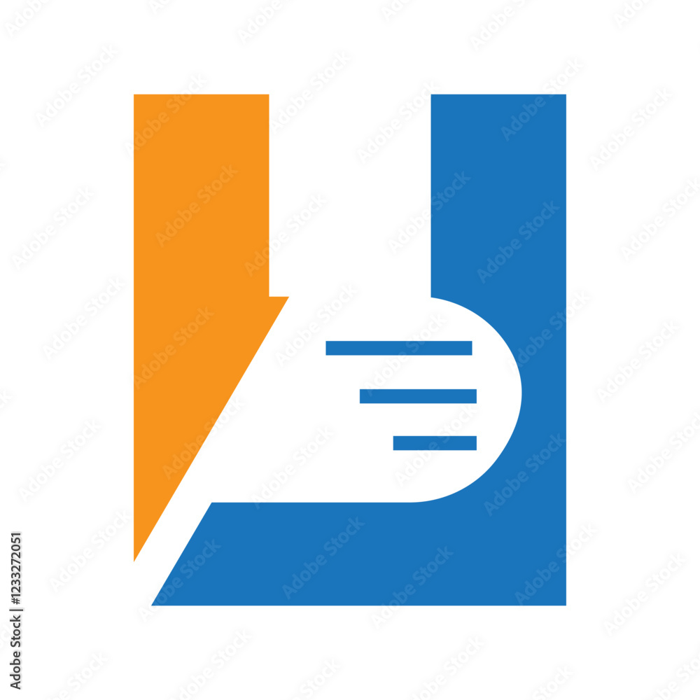 Initial Letter H Golf Logo Design With Golf Stick, Sport concept Initial Letter H Golf Logo Design With Golf Stick, Sport concept