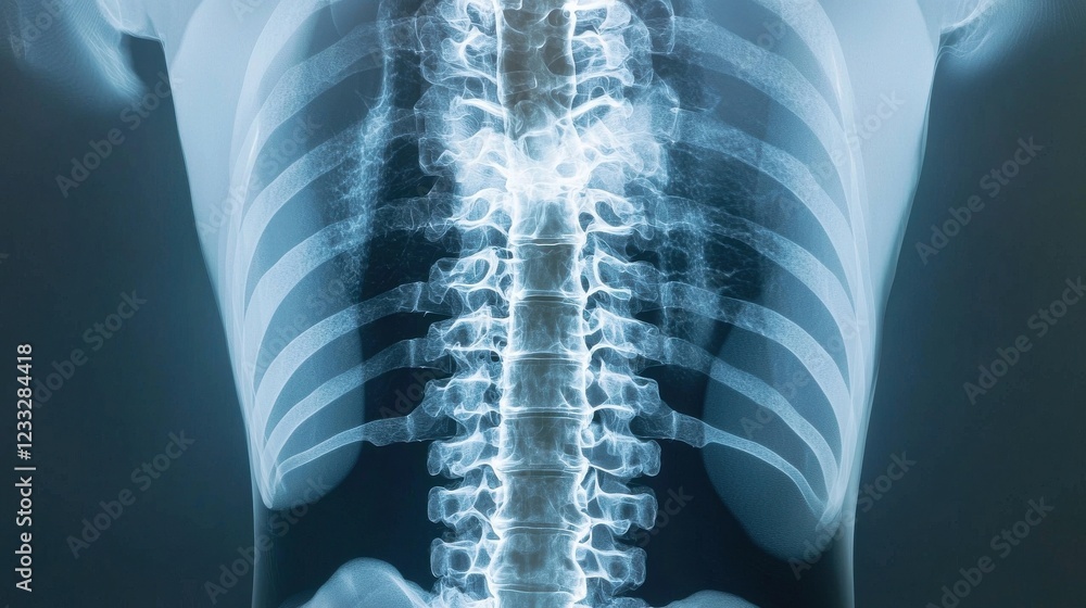 A healthcare professional showing a patient their X-rays, close-up A healthcare professional showing a patient their X-rays, close-up