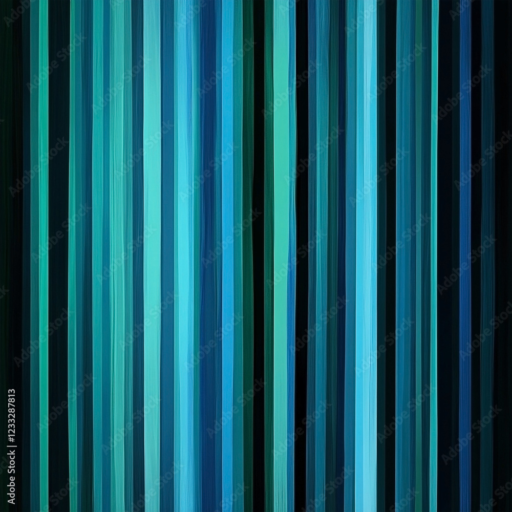 Abstract blue and green vertical stripes with black space for background or design Abstract blue and green vertical stripes with black space for background or design