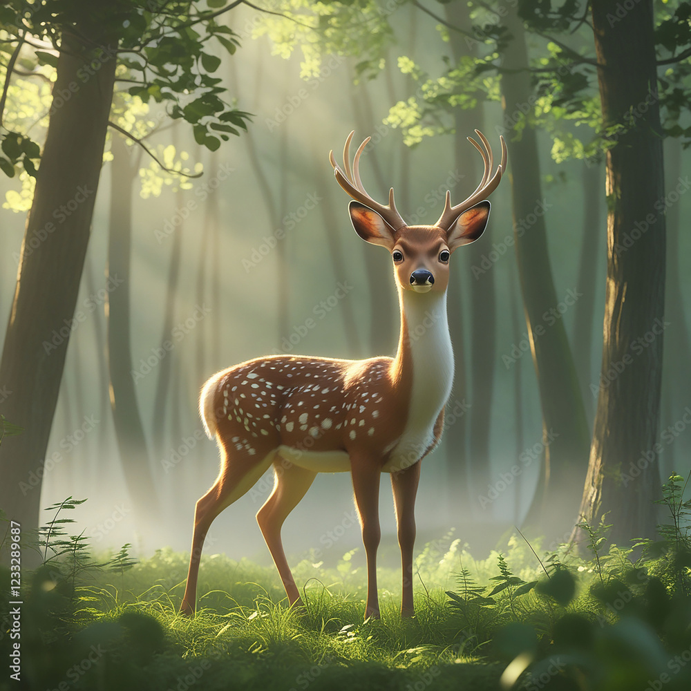 deer in the forest