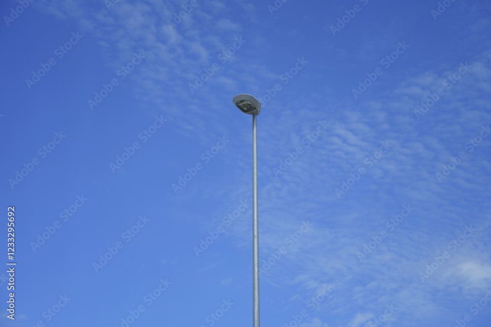 Street Light Against a Blue Sky Street Light Against a Blue Sky