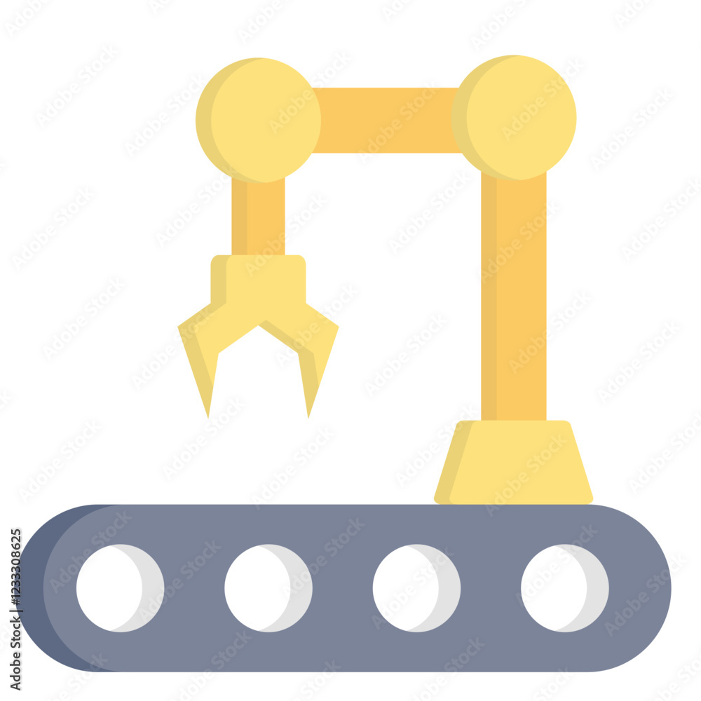 Robot Arm Icon Robot Arm Icon