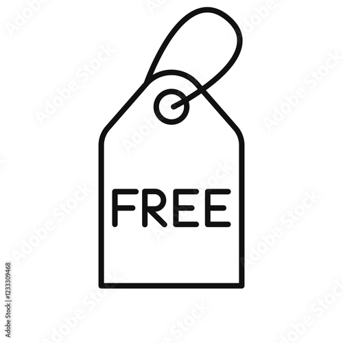 free tag icon