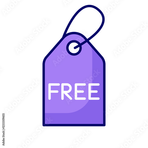 free tag illustration