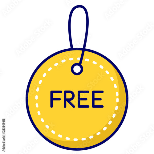 free tag illustration