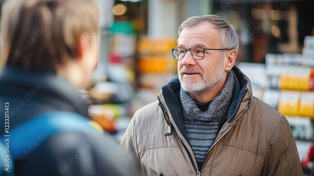 Kundin bekommt Beratung beim Einkaufen im Baumarkt Kundin bekommt Beratung beim Einkaufen im Baumarkt