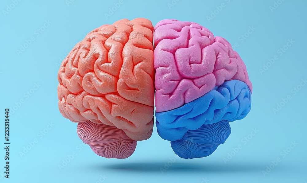 A stylized representation of a brain split into two colors, symbolizing different cognitive functions. A stylized representation of a brain split into two colors, symbolizing different cognitive functions.