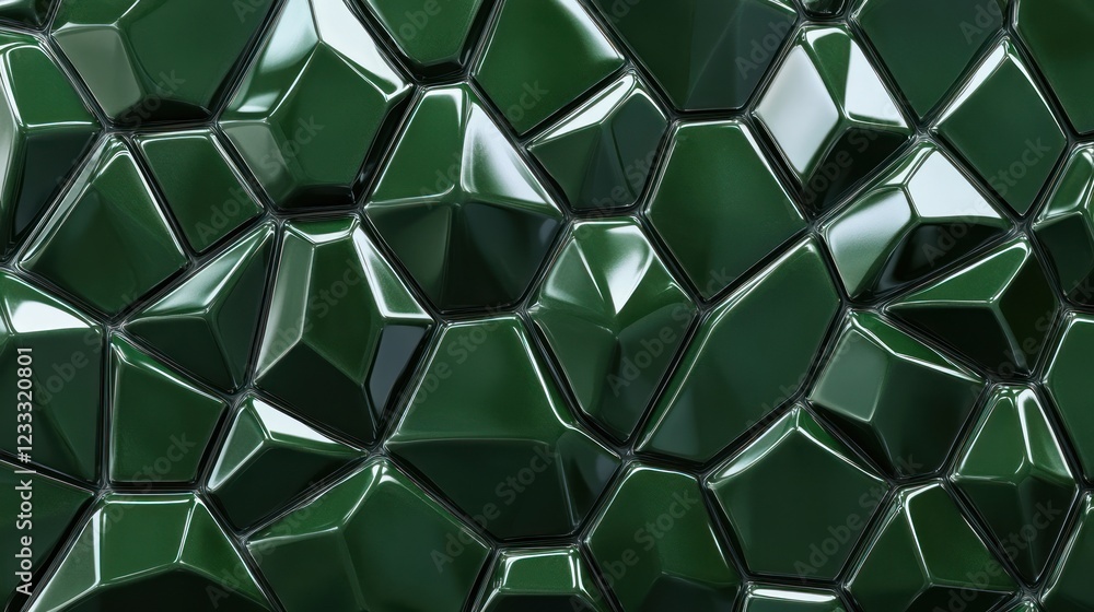 Emerald Green Geometric Texture Background Emerald Green Geometric Texture Background