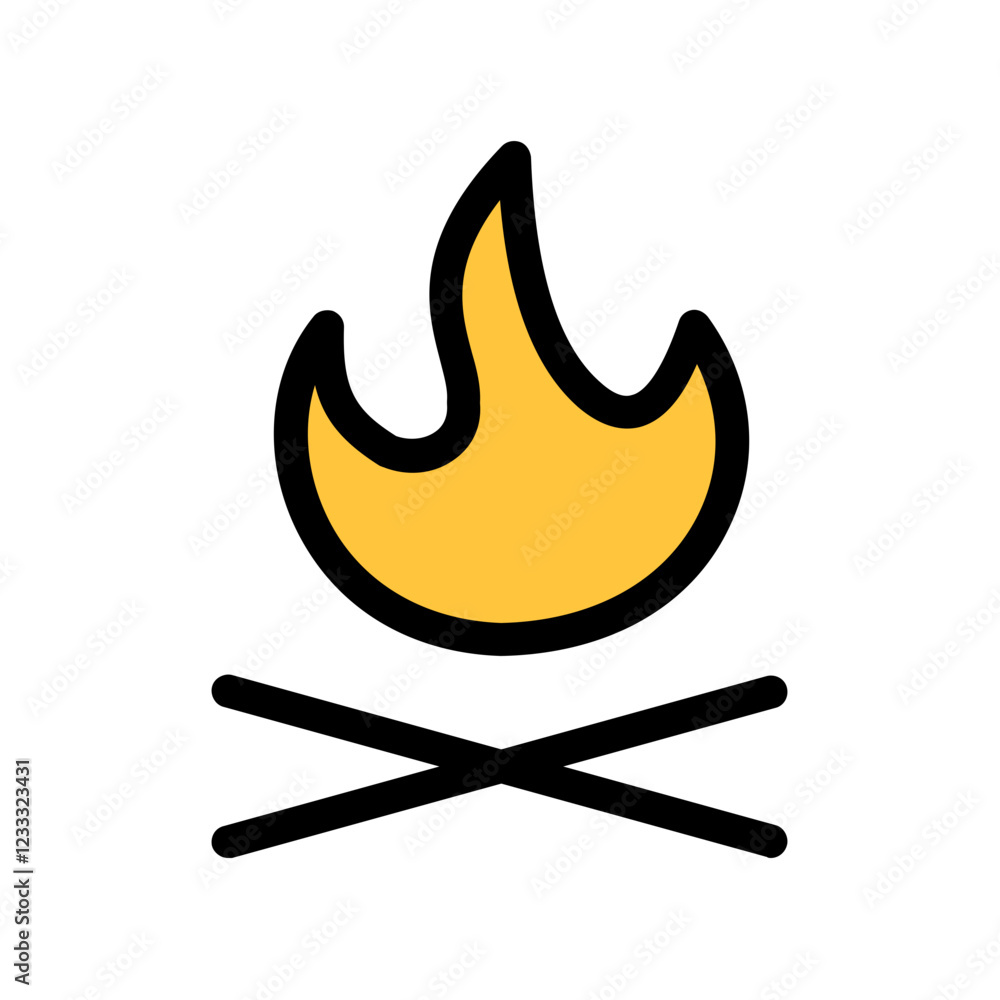 campfire icon design campfire icon design