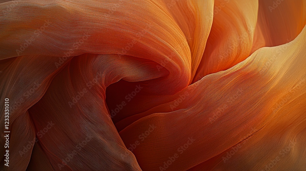 Soft Orange Fabric Texture for Abstract Background or Design Soft Orange Fabric Texture for Abstract Background or Design