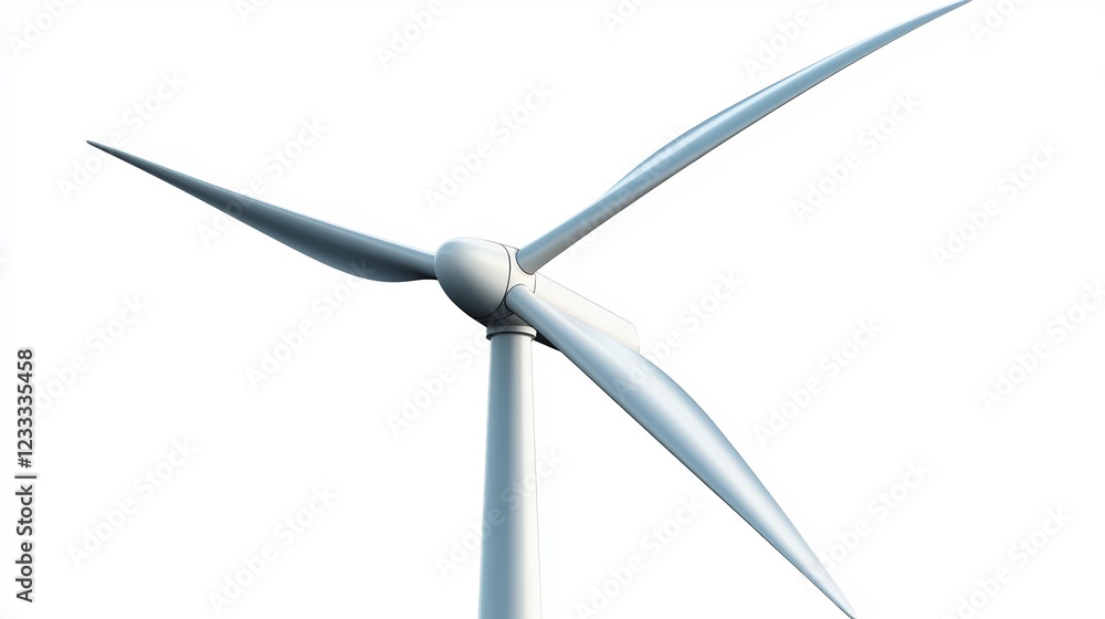 Clean Energy: A Wind Turbine's Graceful Spin Clean Energy: A Wind Turbine's Graceful Spin