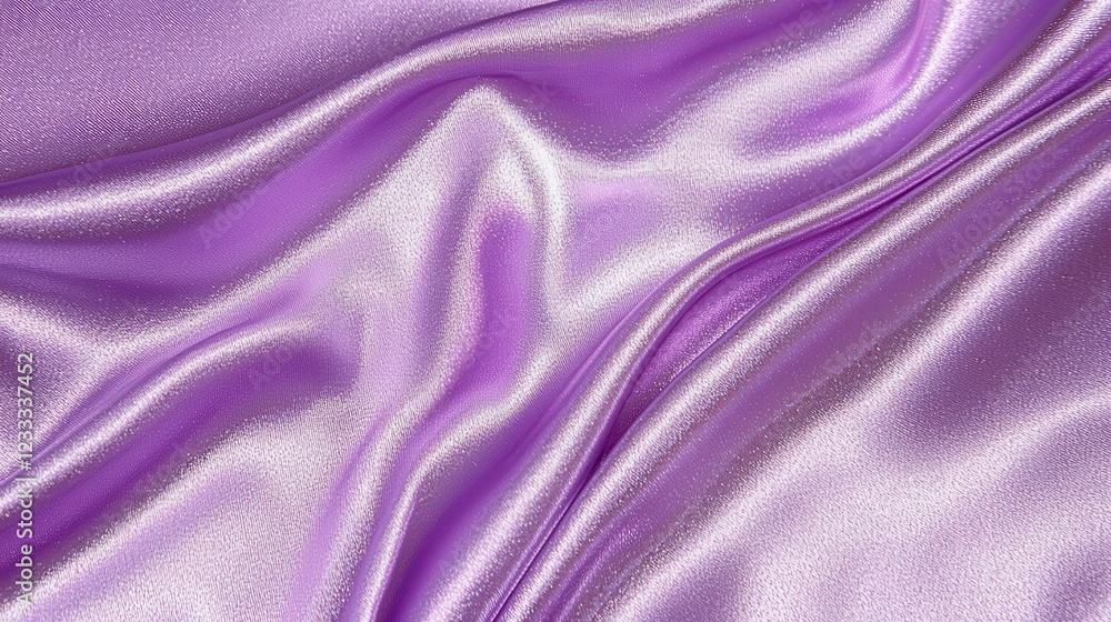 Elegant Purple Satin Fabric with Smooth and Flowing Texture Elegant Purple Satin Fabric with Smooth and Flowing Texture