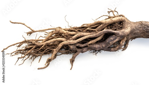 Exposed Tree Roots Showing Extensive Branching Network