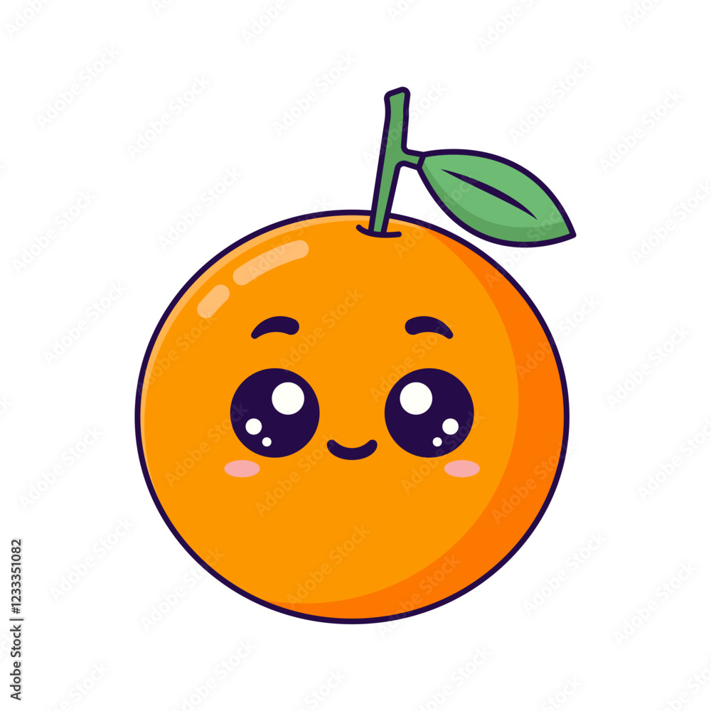 Obraz premium Orange cartoon
