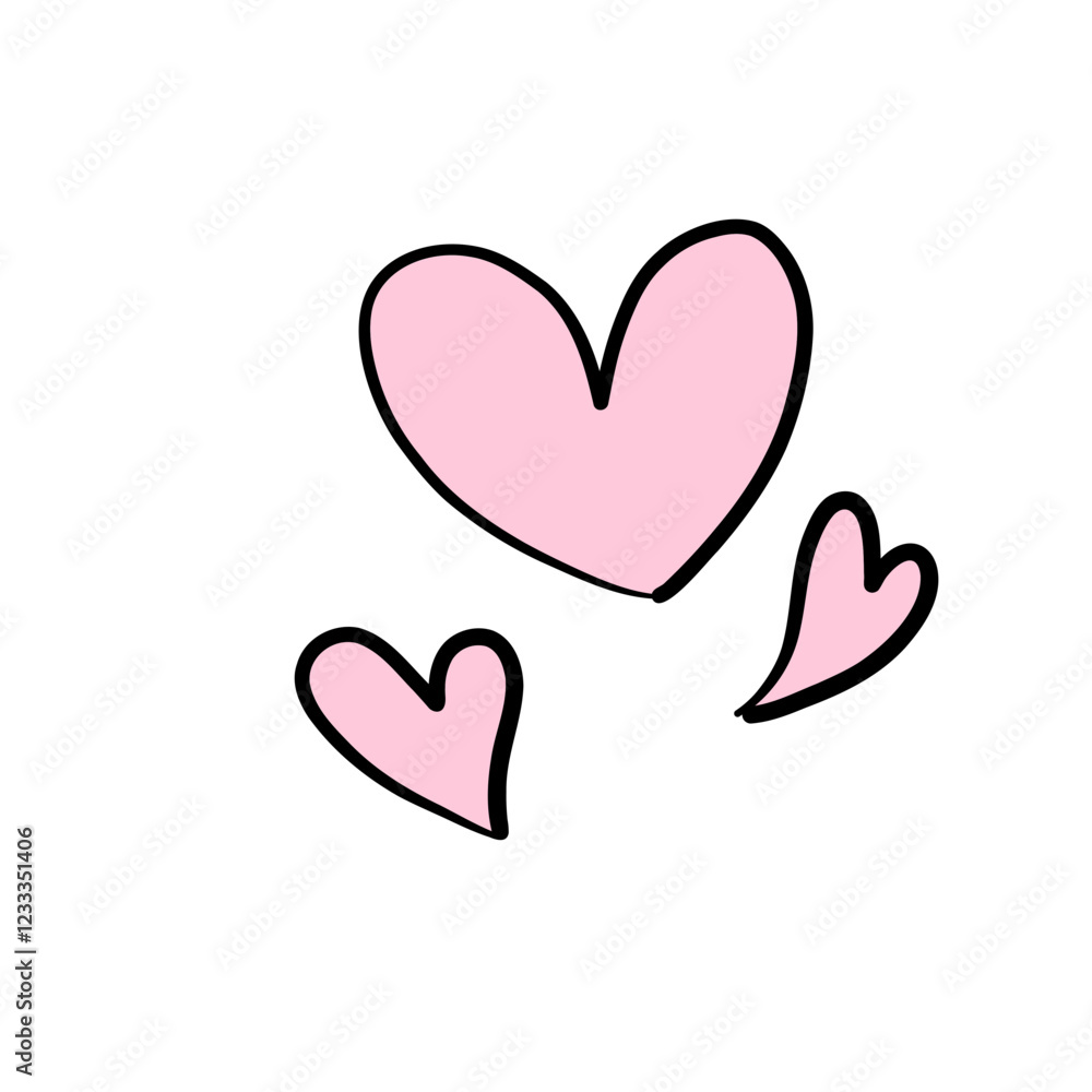 Cute Heart Illustration Cute Heart Illustration