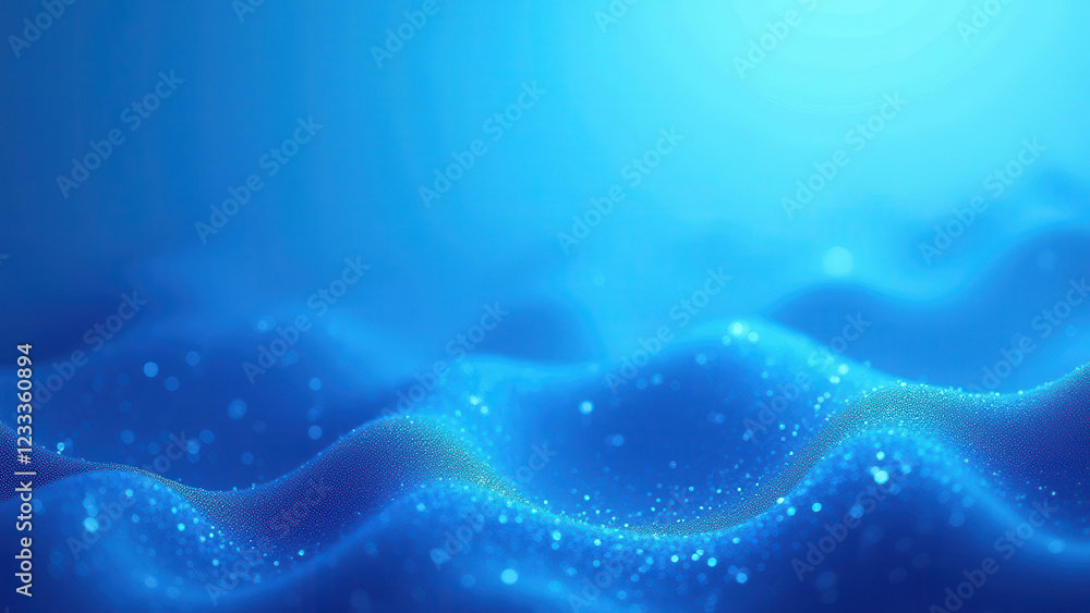 Abstract Blue Particle Wave Background - Abstract backgrounds Abstract Blue Particle Wave Background - Abstract backgrounds