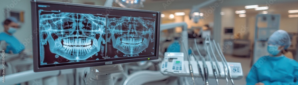 Advanced dental technology in a modern clinic environment. Advanced dental technology in a modern clinic environment.