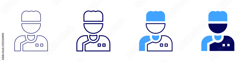 Cooking chef icon in 4 different styles. Thin Line, Line, Bold, and Bold Line. Duotone style. Editable stroke Cooking chef icon in 4 different styles. Thin Line, Line, Bold, and Bold Line. Duotone style. Editable stroke