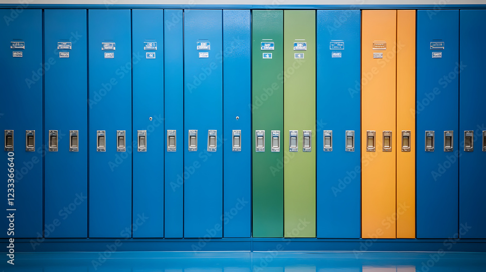 Empty locker room with open lockers, hanging sports gear, and soft lighting, symbolizing sports, teamwork, and a moment of rest after activity.
Empty locker room with open lockers, hanging sports gear, and soft lighting, symbolizing sports, teamwork, and a moment of rest after activity.