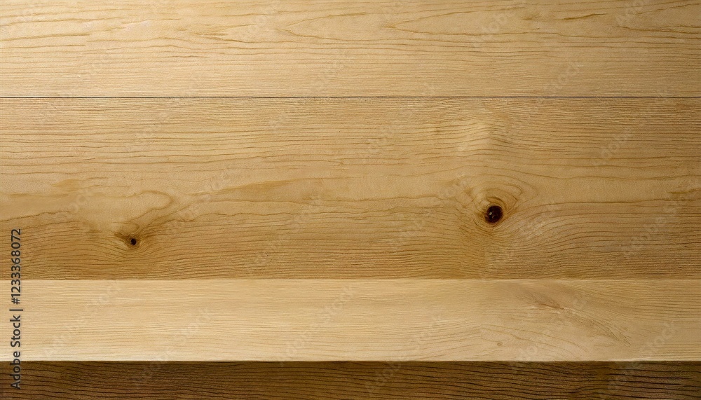 Fototapeta premium Natural wood texture, top view of natural pattern for backdrop, light wooden color, abstract background.