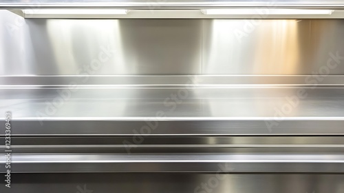 Wallpaper Mural Stainless Steel Countertop With Overhead Lighting Torontodigital.ca