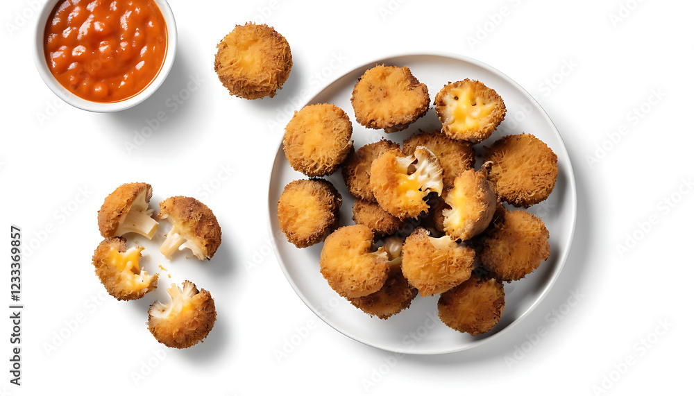 Crispy Fried Cheese Mushrooms Appetizer Recipe Crispy Fried Cheese Mushrooms Appetizer Recipe