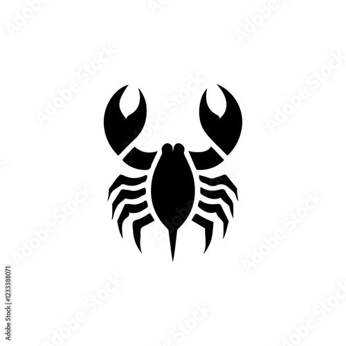 Scorpion Logo. Scorpion Logo Design. Scorpion Logo Brand. Scorpion Logo Vector Design Isolated on White Background photo