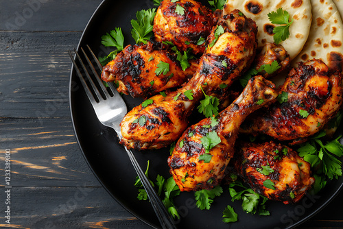 title Savory Indian Tandoori Chicken P aromat photo