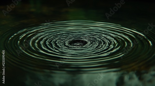 Wallpaper Mural Concentric Circles Ripple Water Surface Pattern Torontodigital.ca