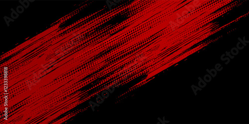 Grunge texture effect background. Distressed rough dark abstract textured. Black isolated on red. Graphic design element vintage style decoration concept for banners, flyer, card, or brochure cover