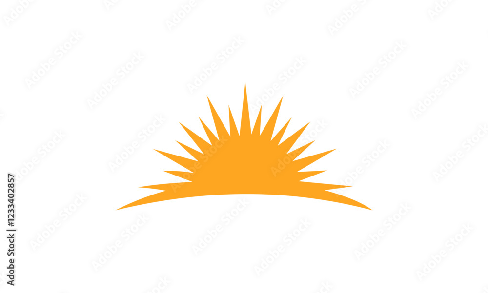 Fototapeta premium sun vector illustration