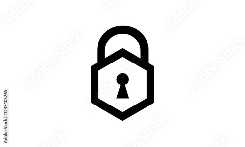 keylock vector icon