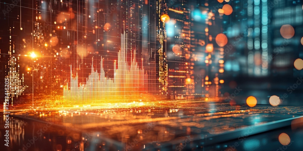 Obraz premium Key financial data visualization tools in today's business landscape