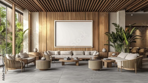 Modern Minimalist Living Room Design with Natural Elements