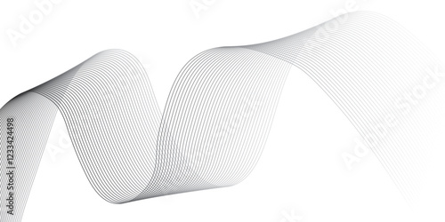 Abstract modern background, curved lines, create the effect of an optical illusion and will successfully complement your design adobe illustration.