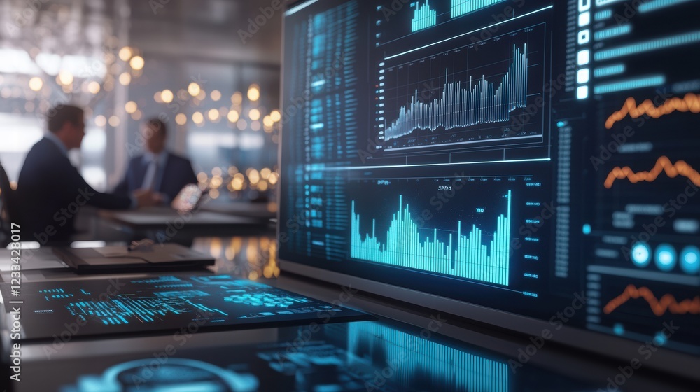 Modern Data Analytics Dashboard with Colorful Charts and Graphs Modern Data Analytics Dashboard with Colorful Charts and Graphs